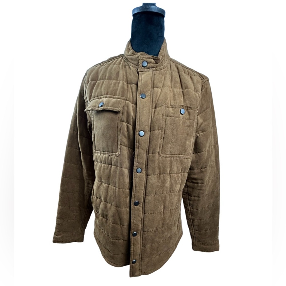 Zara Man Tan Quilted Jacket